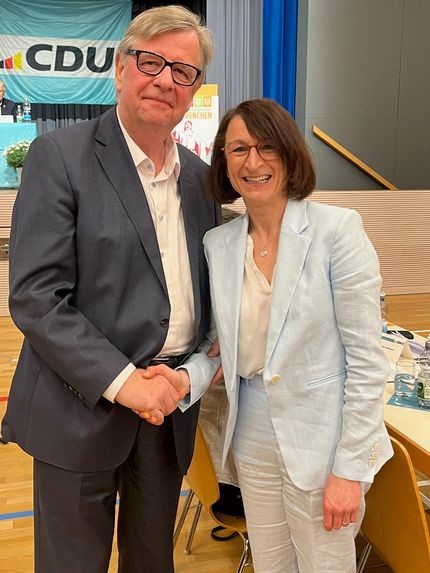 Dr. Katrin Merkel und Willi Stächele